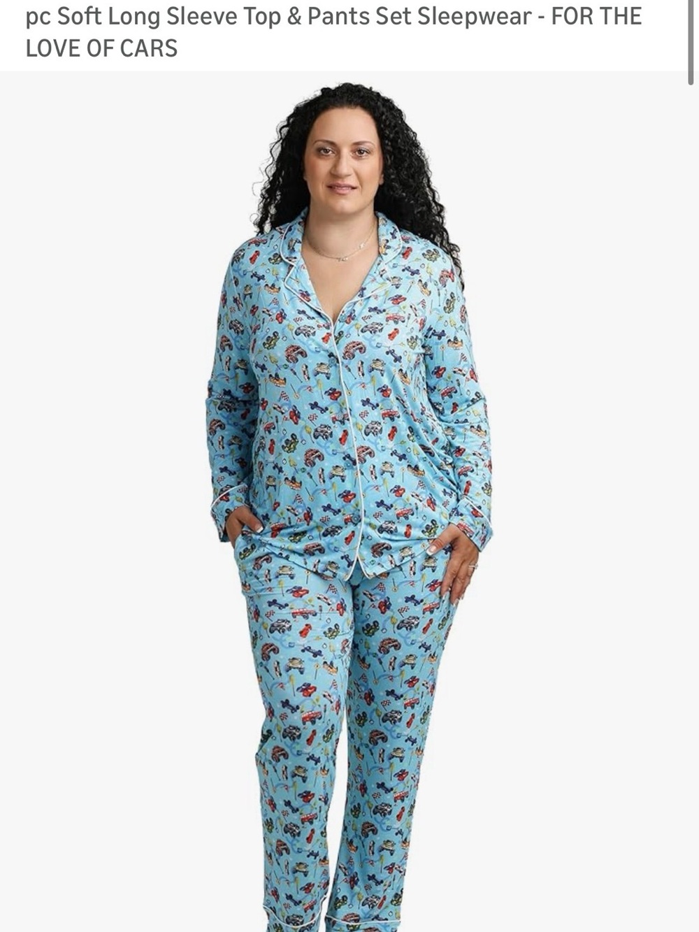 Zack & Gio Designs 2-pc Sleepwear - FOR THE LOVE OF CARS,Med
